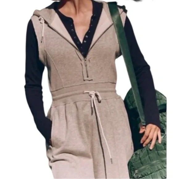 We the free making it jumpsuit, one piece, Heather grey Large - Picture 13 of 15